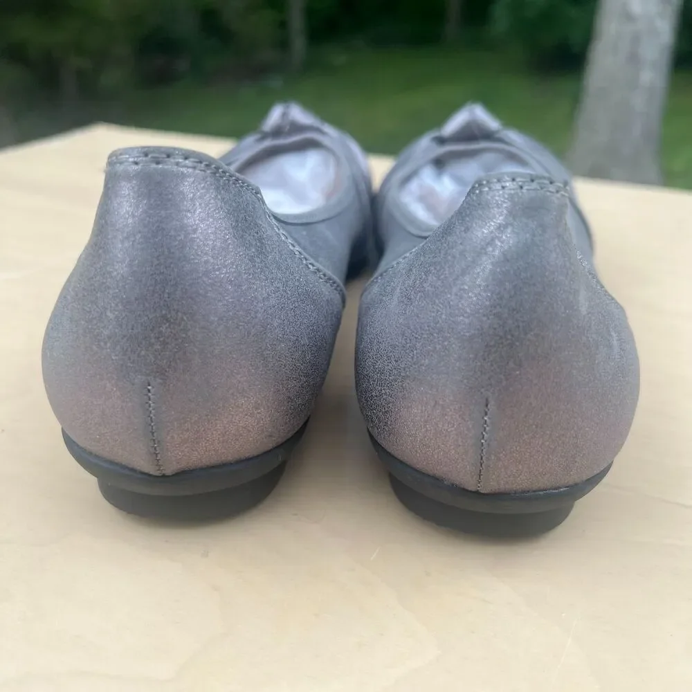Cliffs brown metallic flats w comfort insole Size 11